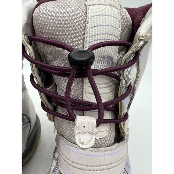 The North Face Girls Winter Snow Boots Size 4 Gray Toggle Waterproof Outdoors - Picture 5 of 16